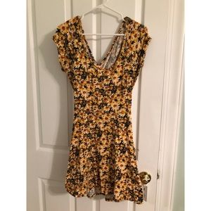 Sunflower Skater Dress
